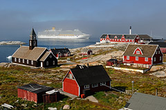 Kreuzfahrtschiff, Ilulissat  Diskobucht, Grnland