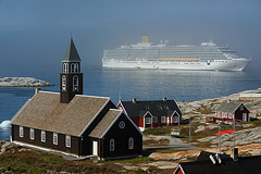Kreuzfahrtschiff, Ilulissat  Diskobucht, Grnland